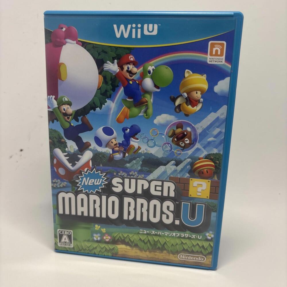 New Super Mario Bros U Nintendo Wii U 2012 Japanese Region NTSC-J